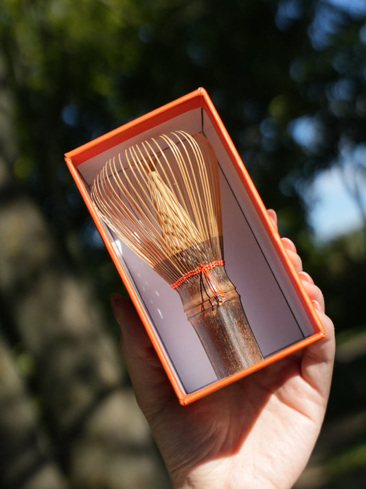 Bamboo whisk (chasen) - dark