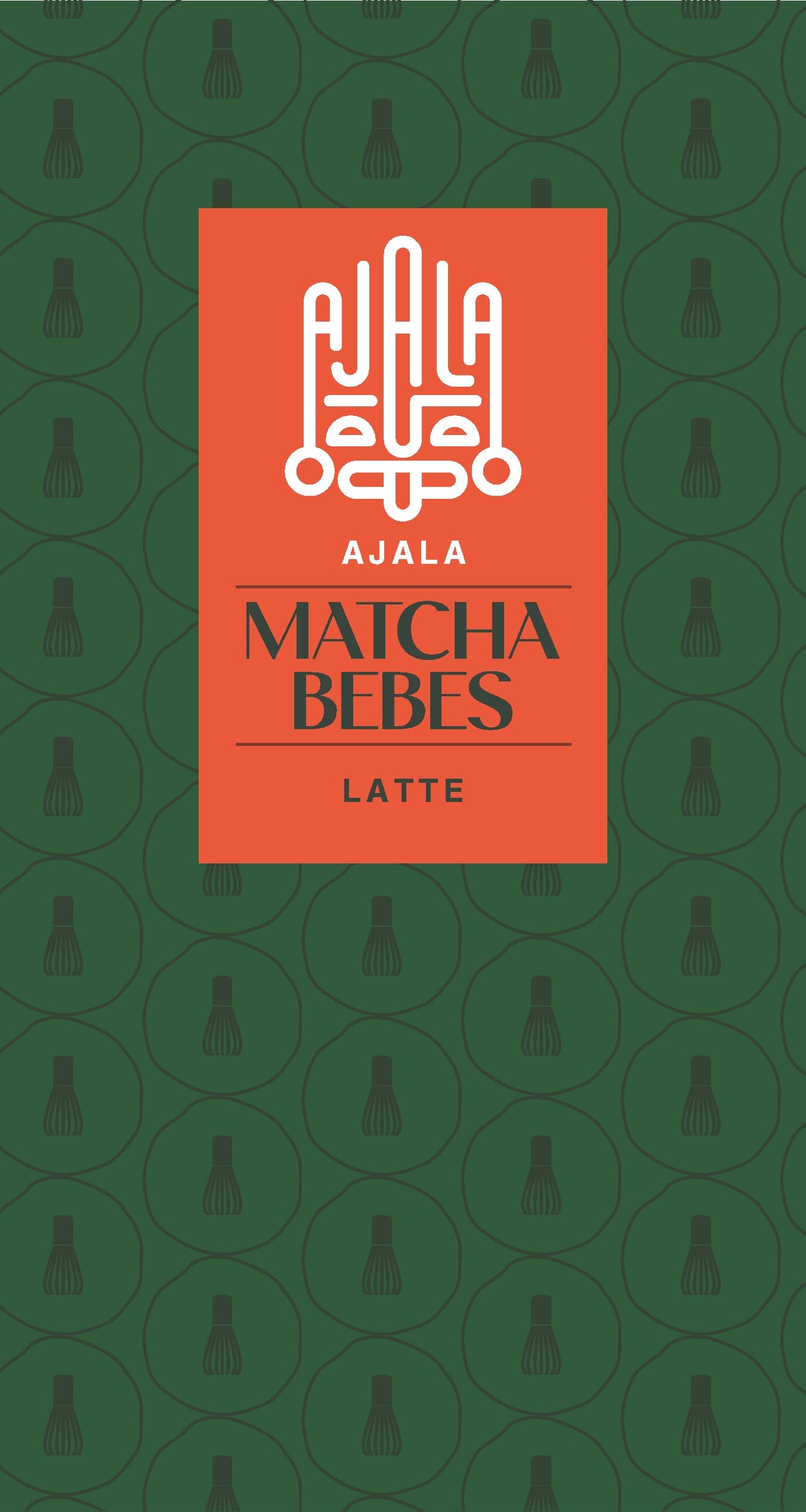 Čokoláda Ajala x Matcha Bebes Latte